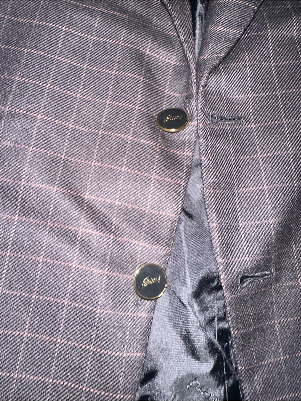 Brioni Charcoal Windowpane Sport Coat - Picture 6 of 10